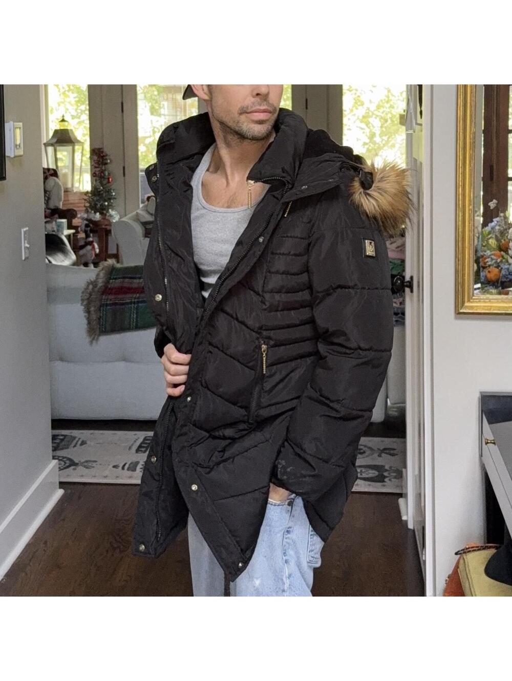 Rocawear Y2K Faux Fur Puffer Coat đ¤
